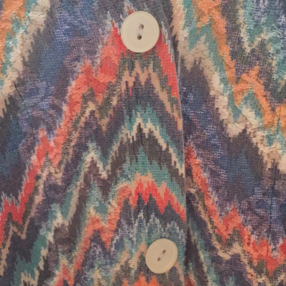 Colorful Cubism Cardigan - Picture 5 of 11